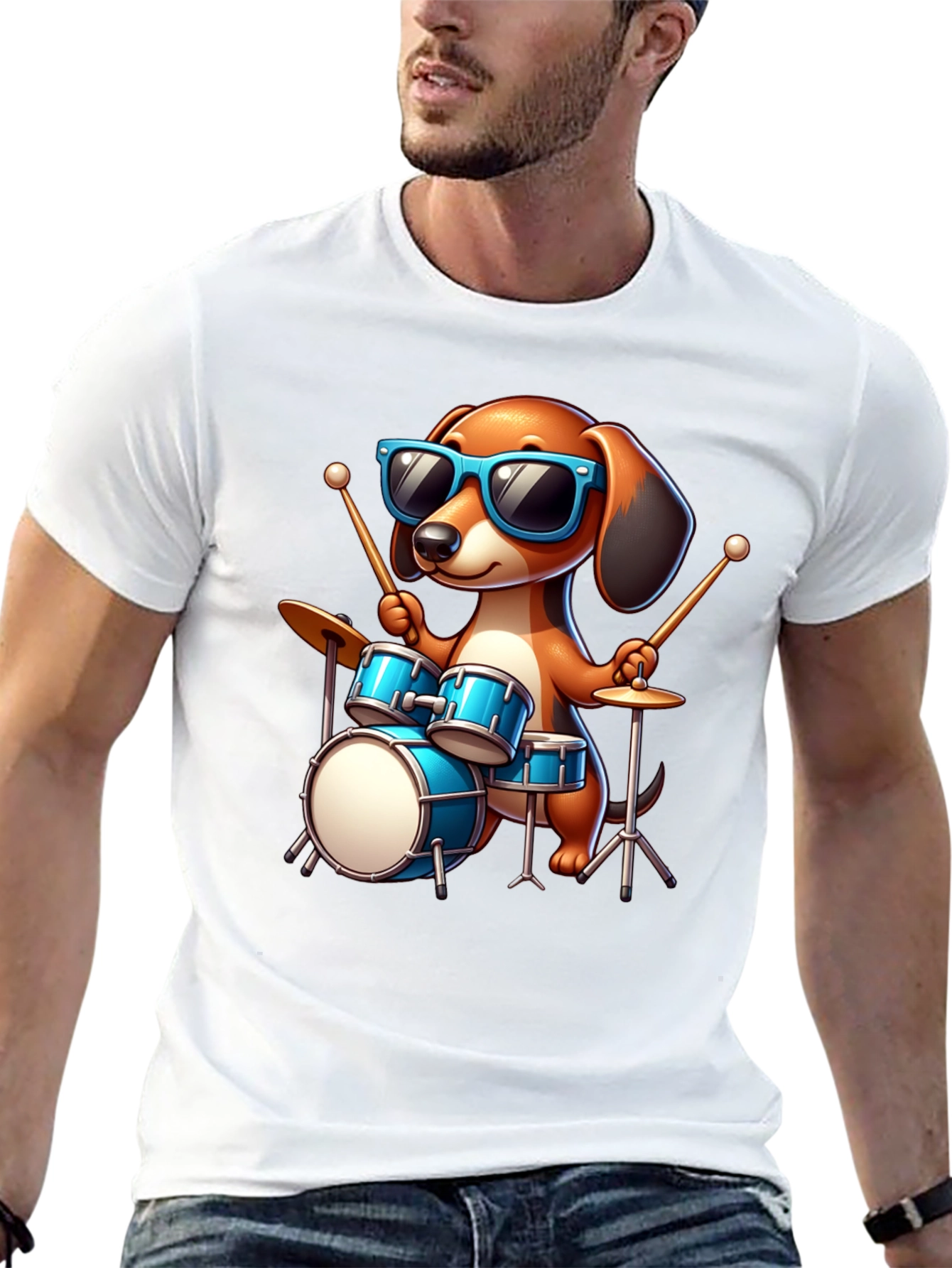 Dog Drummer T-Shirt