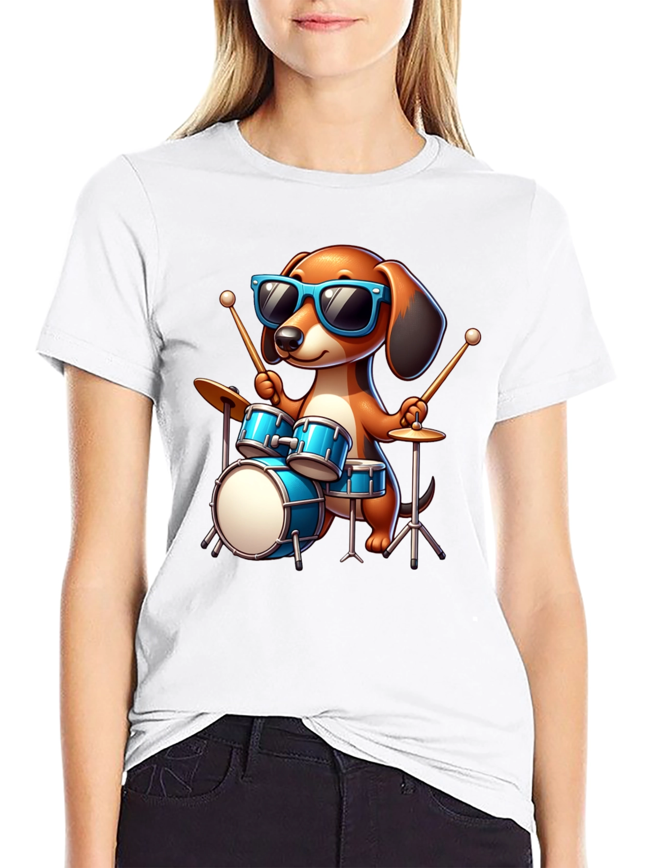 Dog Drummer T-Shirt
