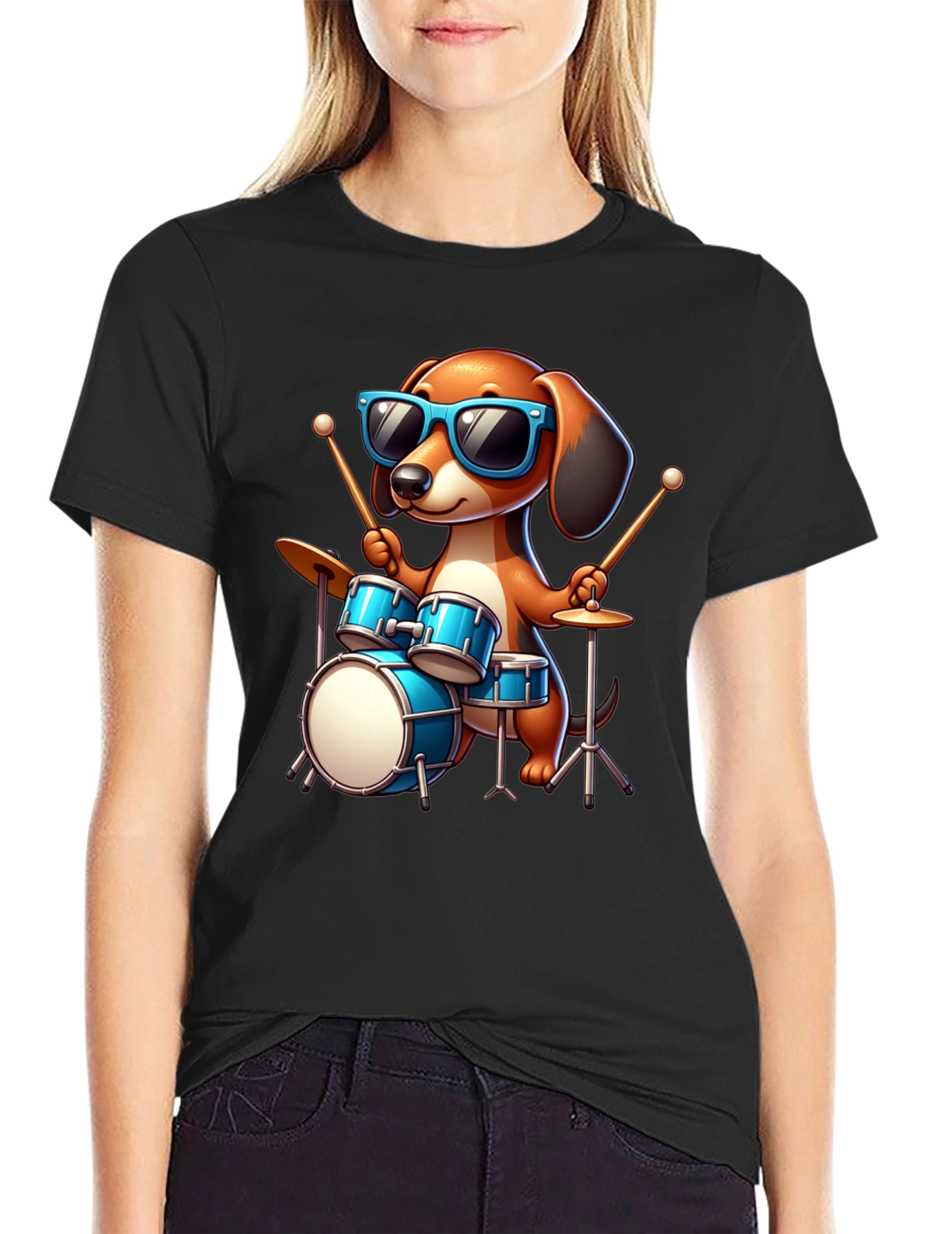 Dog Drummer T-Shirt