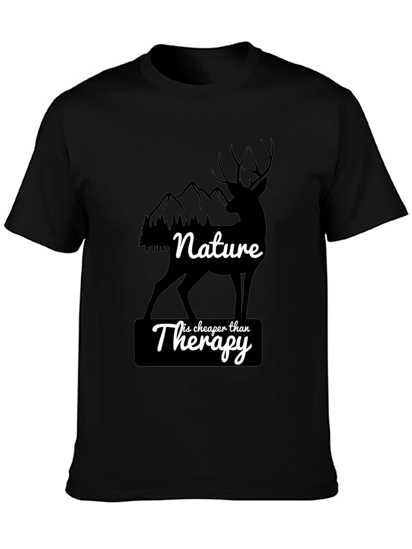 Nature is Cheaper Than Therapy Graphic Tee