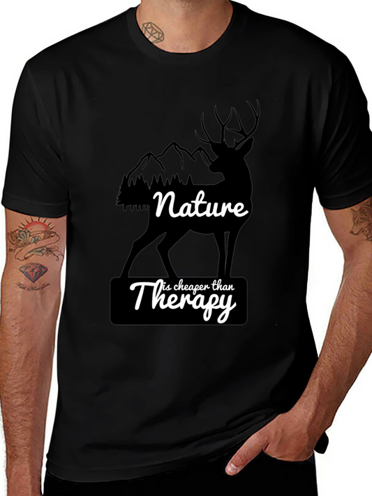 Nature is Cheaper Than Therapy Graphic Tee