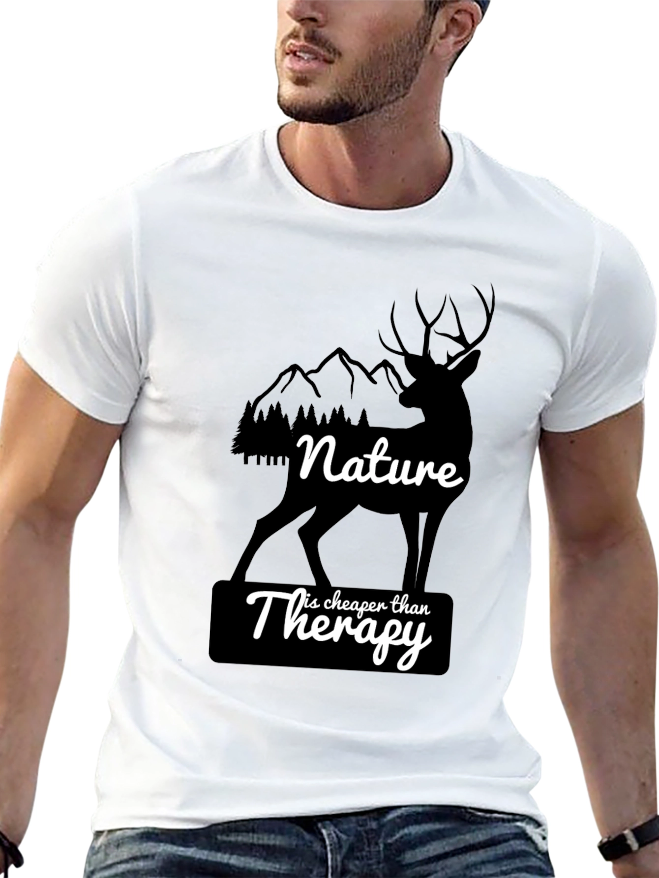 Nature is Cheaper Than Therapy Graphic Tee