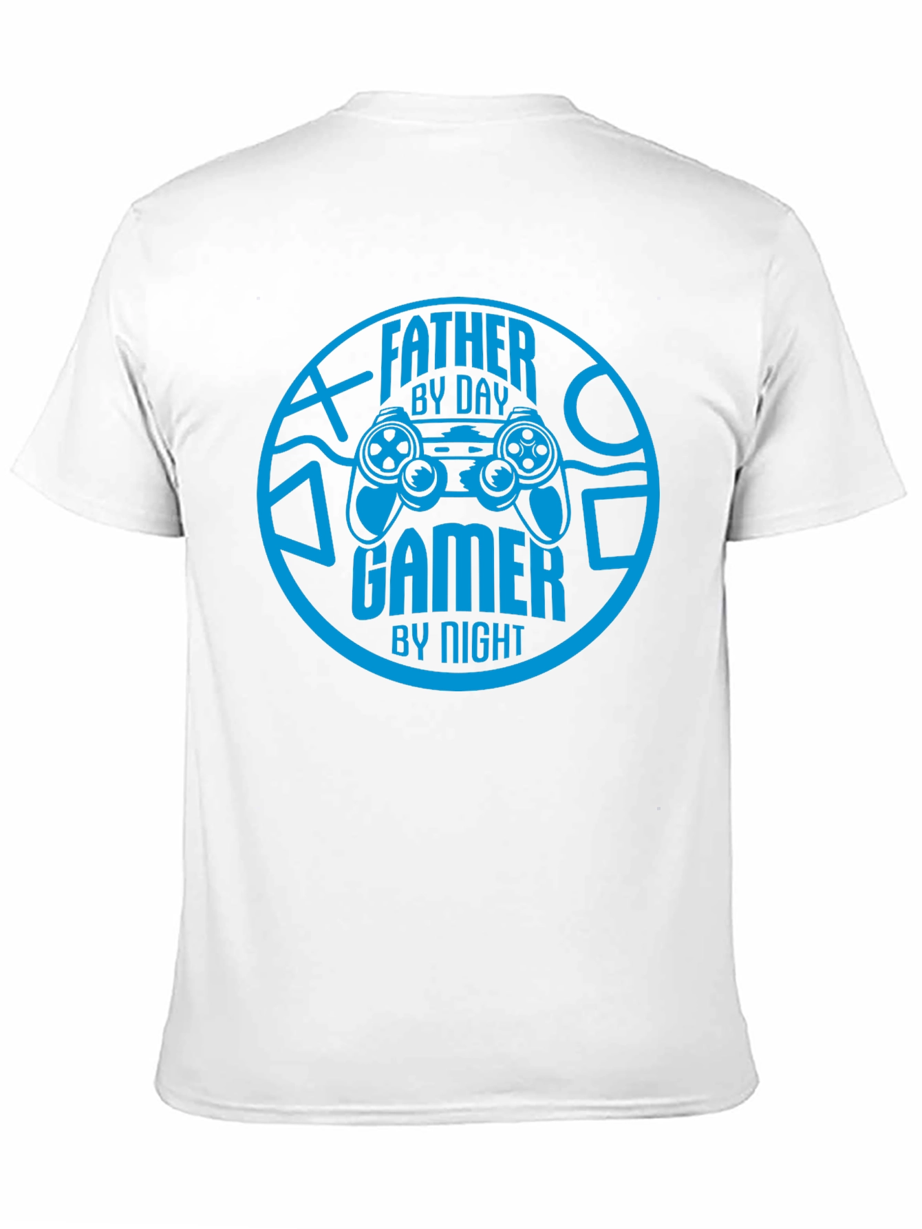 Father By Day Gamer By Night Black T-Shirt
