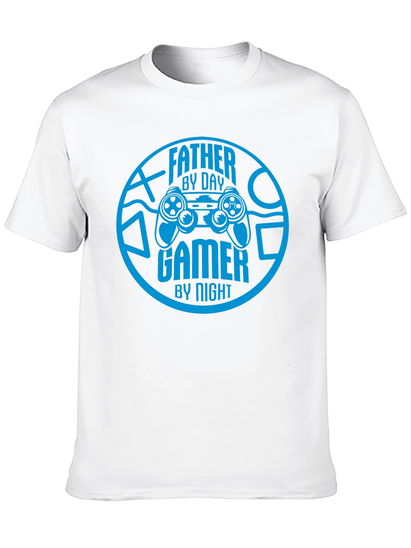 Father By Day Gamer By Night Black T-Shirt