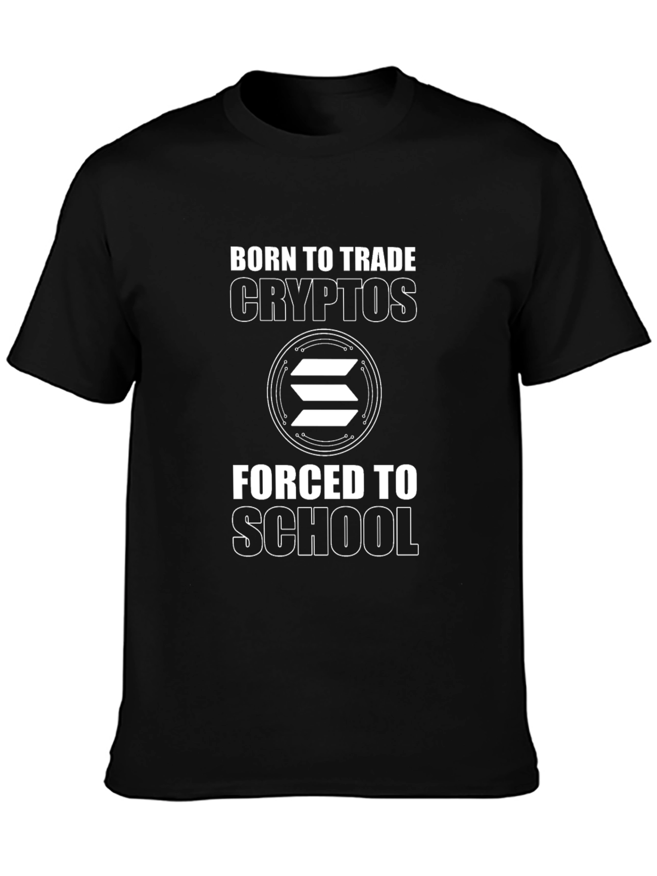Born to Trade Crypto Black T-Shirt