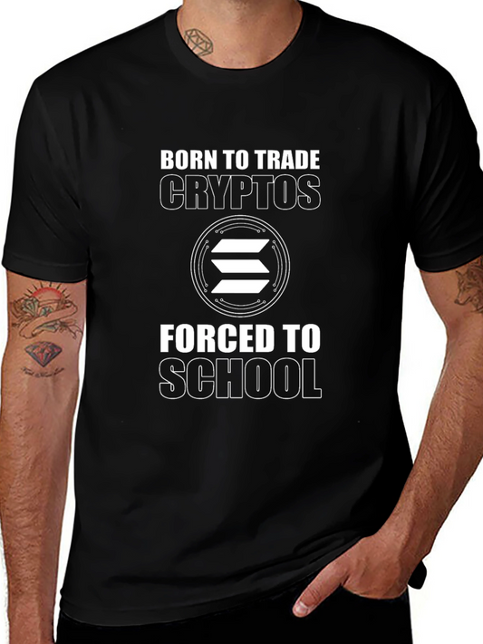 Born to Trade Crypto Black T-Shirt