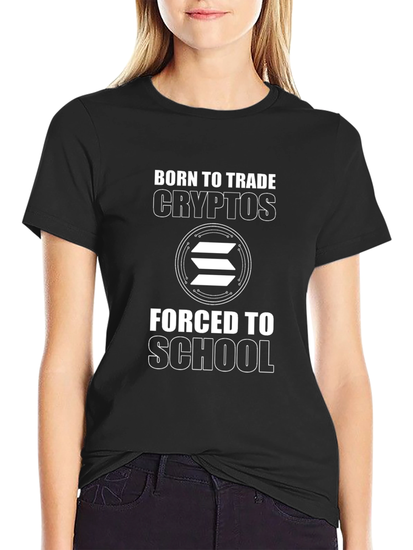 Born to Trade Crypto Black T-Shirt
