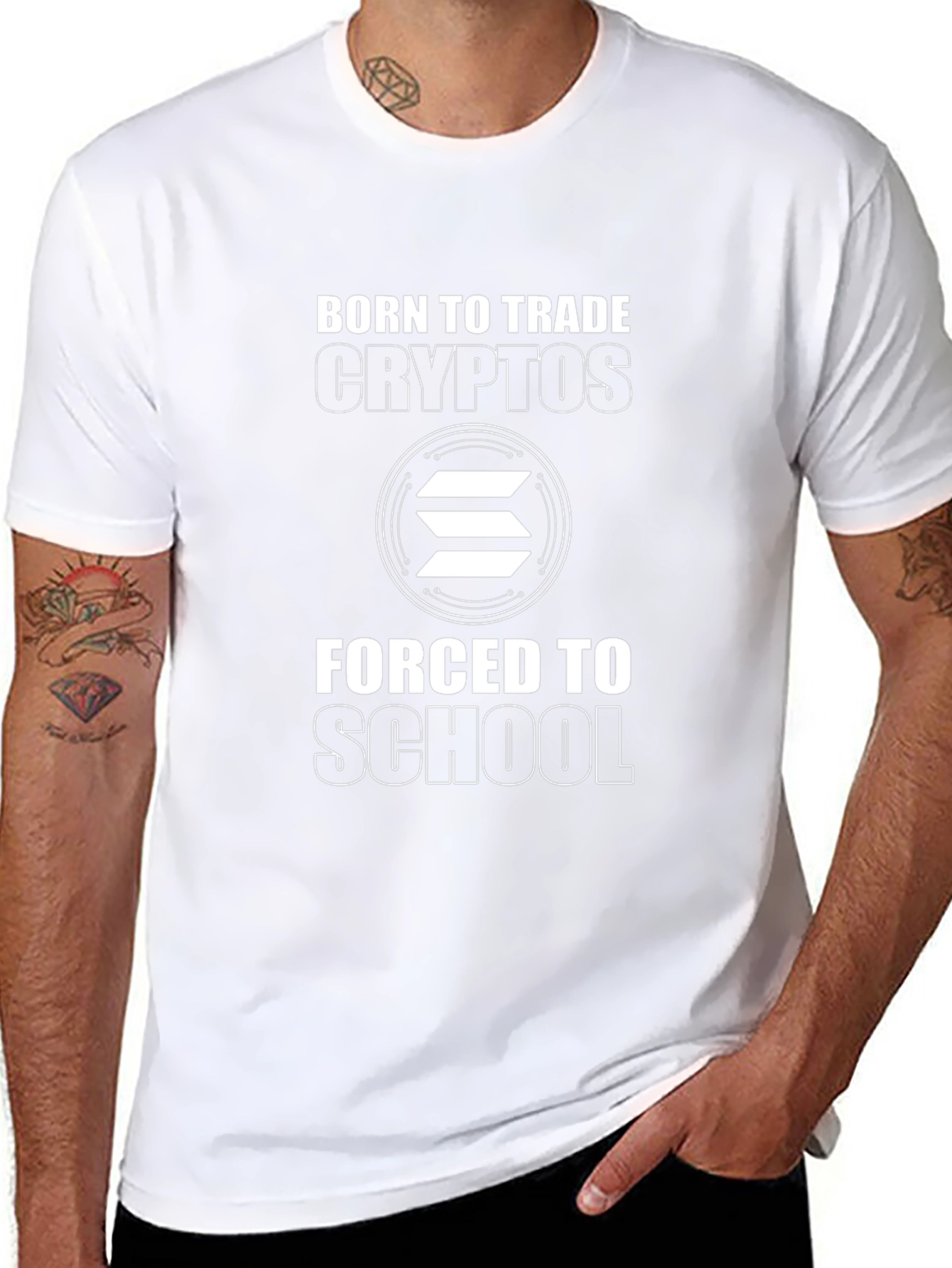 Born to Trade Crypto Black T-Shirt