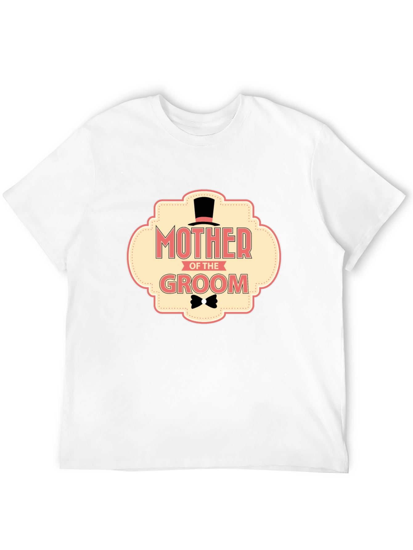 Mother of the Groom T-Shirt Black Wedding Tee