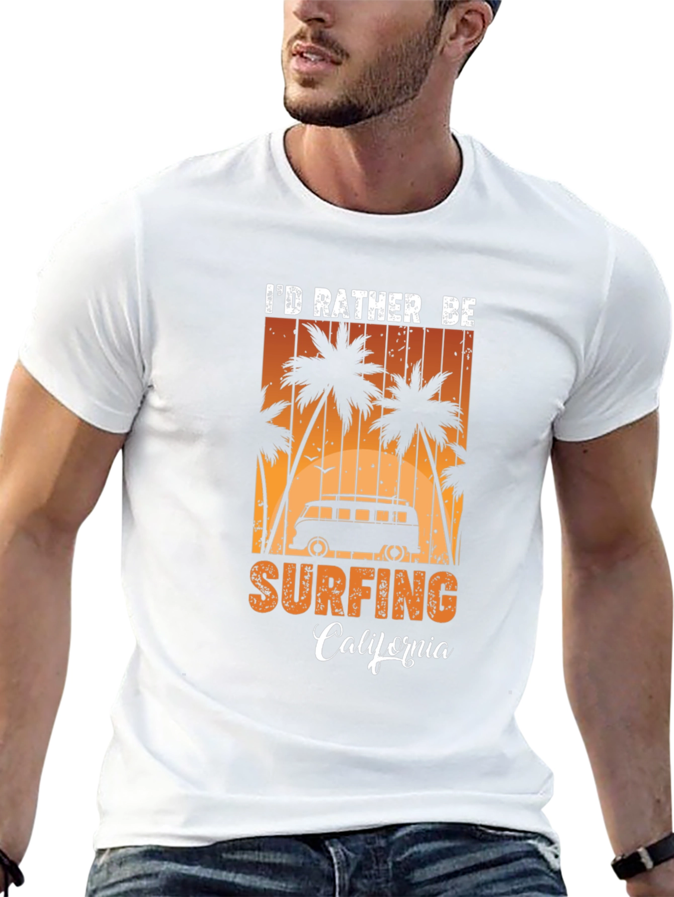 Surfing California Graphic Tee