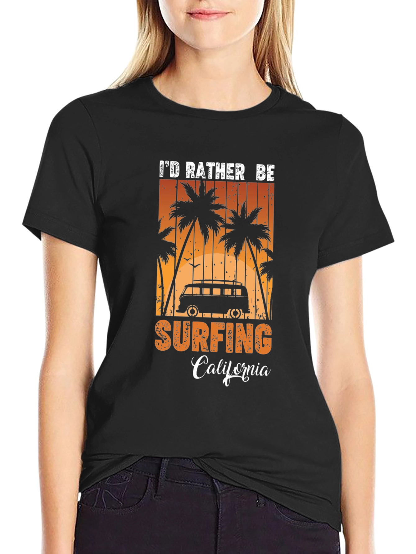 Surfing California Graphic Tee
