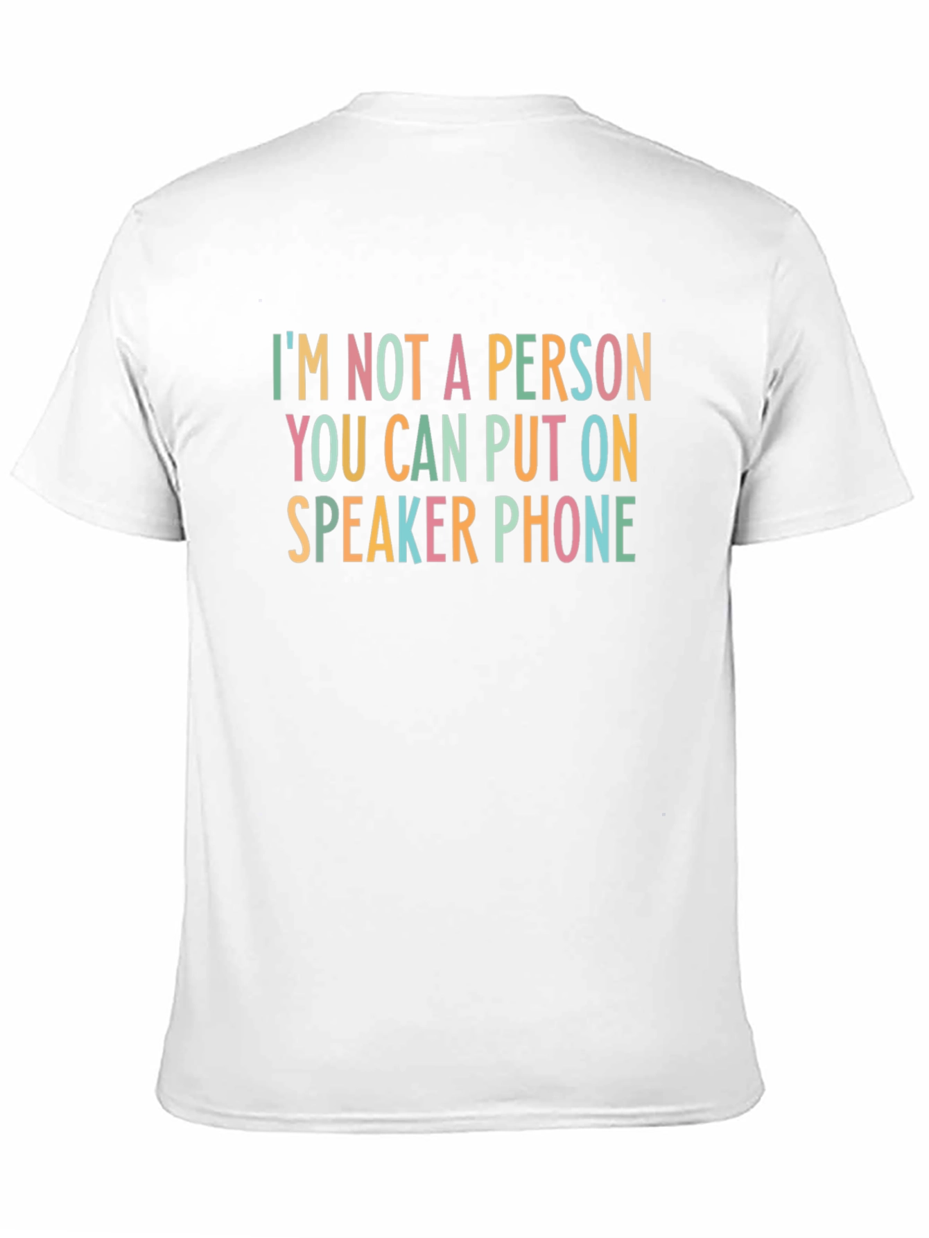 Speaker Phone Statement Graphic Tee