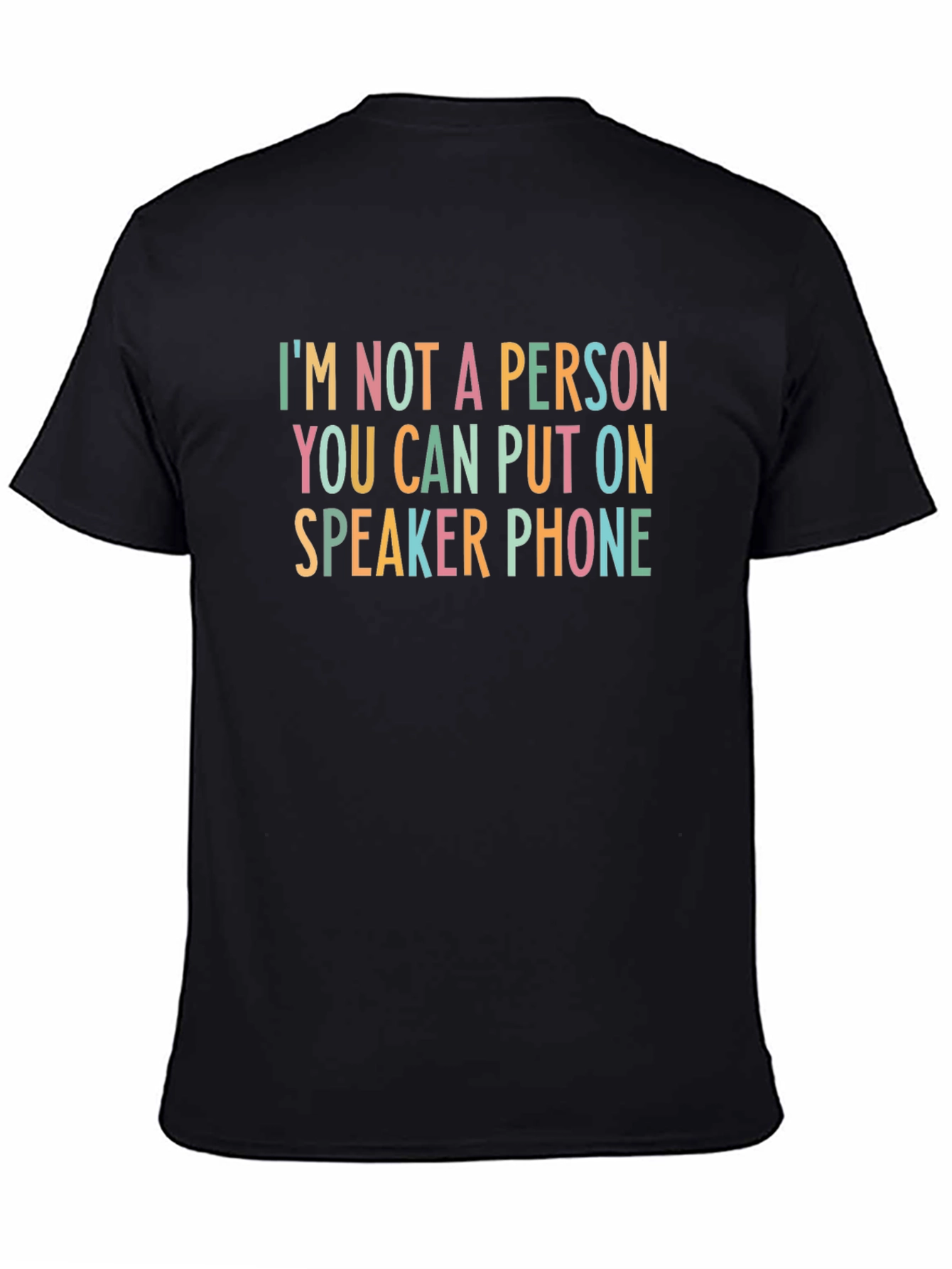 Speaker Phone Statement Graphic Tee
