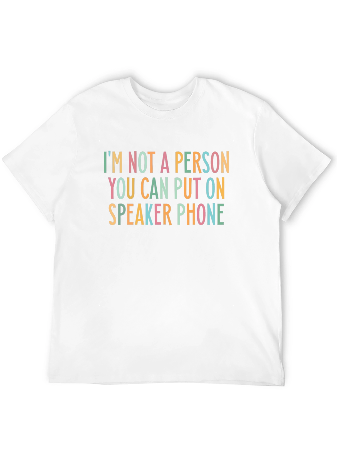 Speaker Phone Statement Graphic Tee