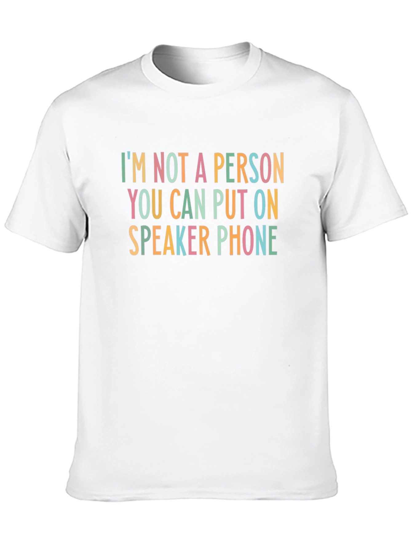 Speaker Phone Statement Graphic Tee