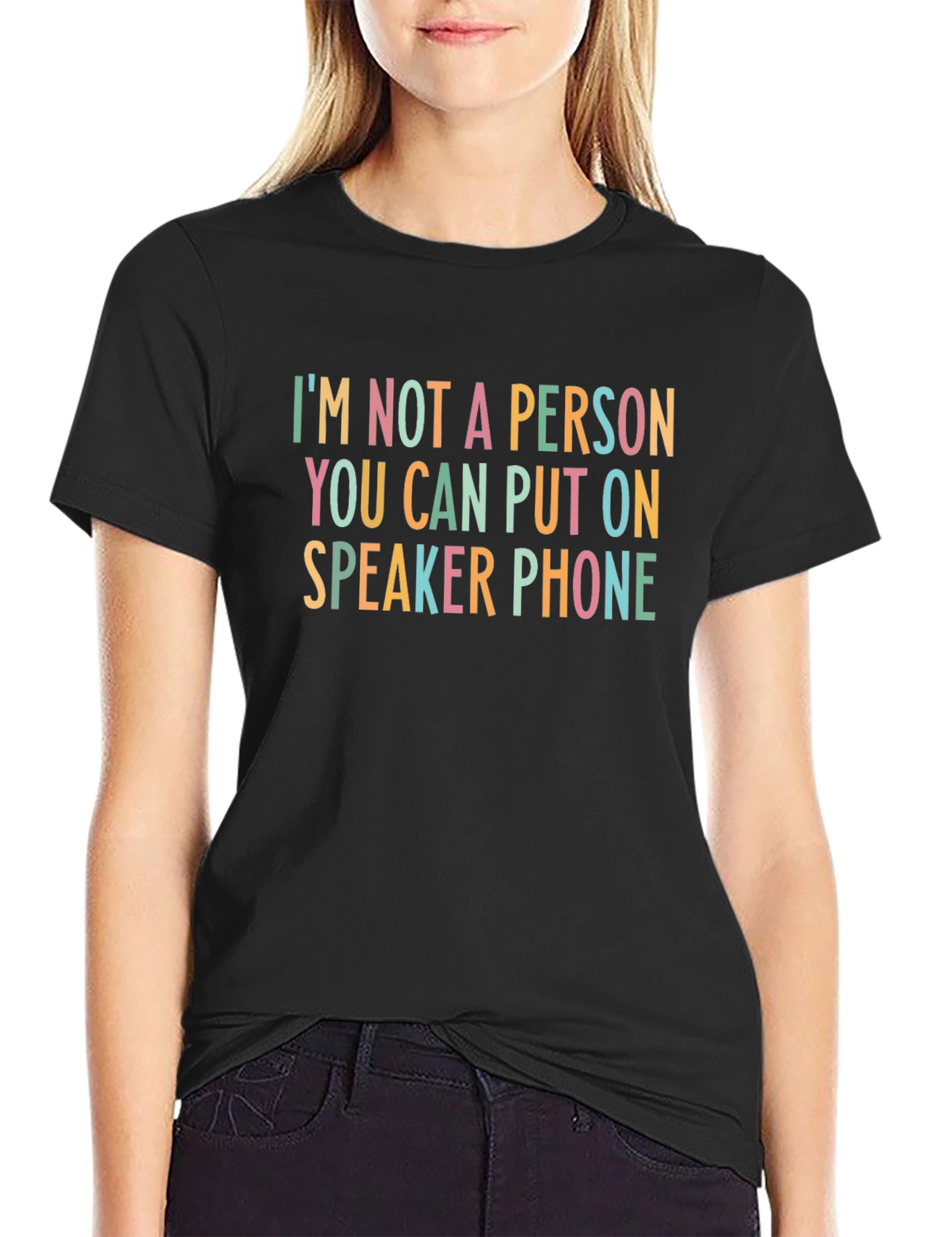 Speaker Phone Statement Graphic Tee