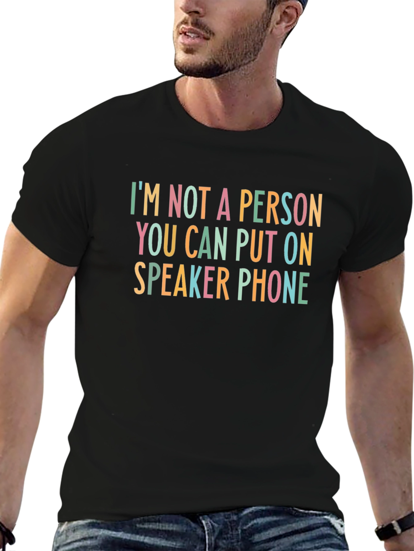 Speaker Phone Statement Graphic Tee