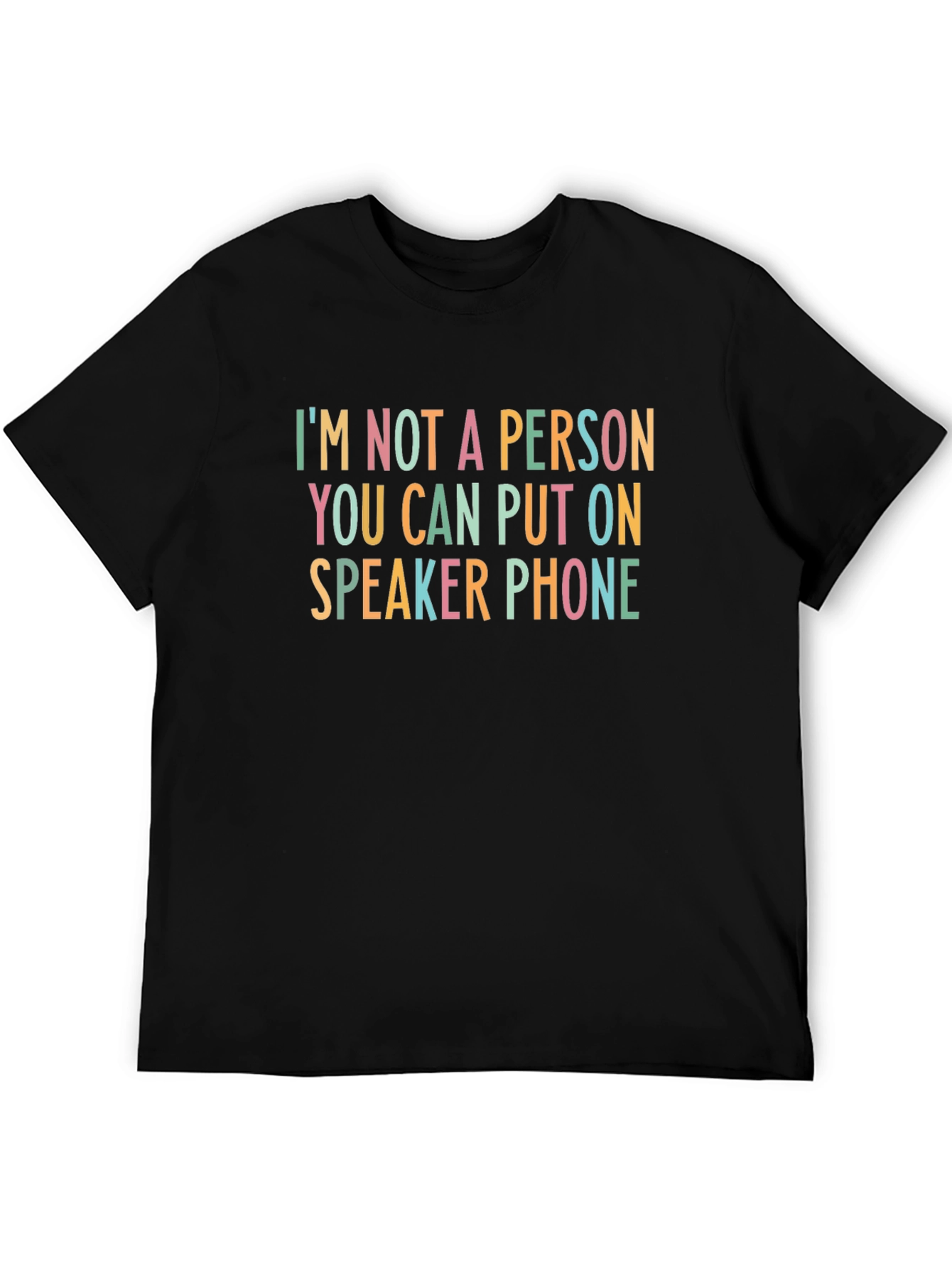 Speaker Phone Statement Graphic Tee