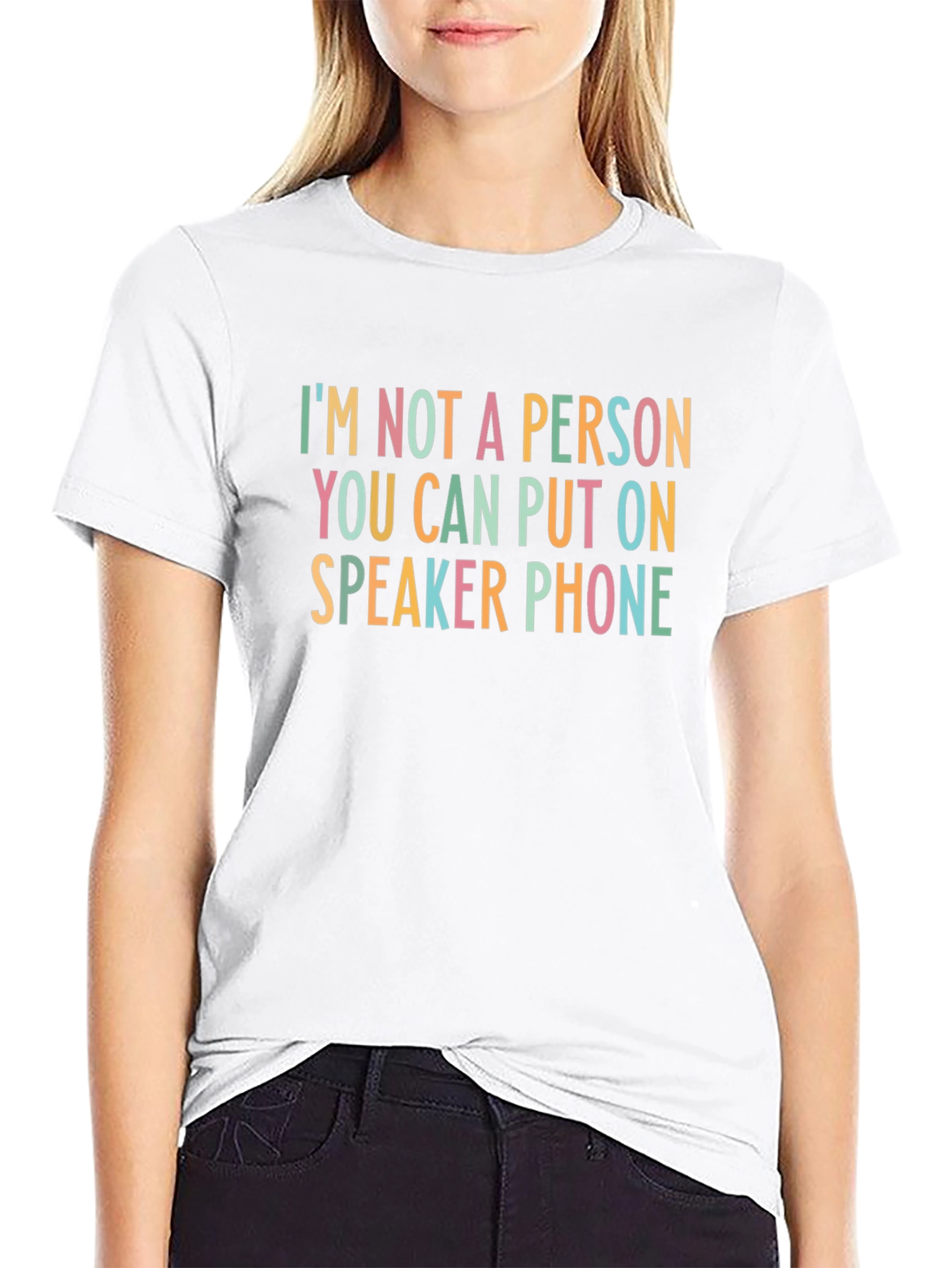 Speaker Phone Statement Graphic Tee