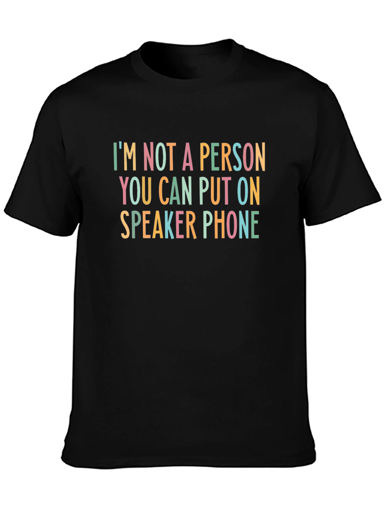 Speaker Phone Statement Graphic Tee