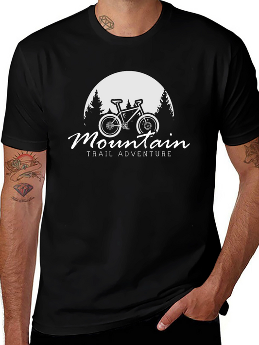 Mountain Trail Adventure Graphic T-Shirt