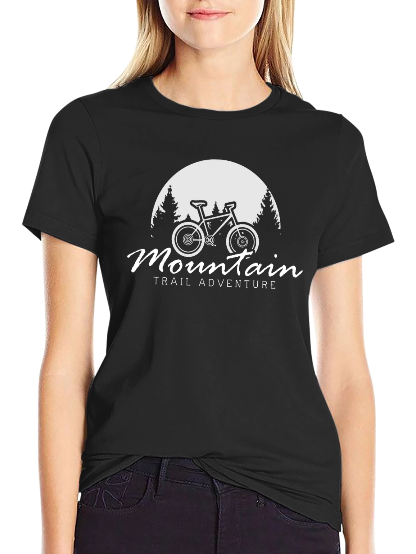 Mountain Trail Adventure Graphic T-Shirt