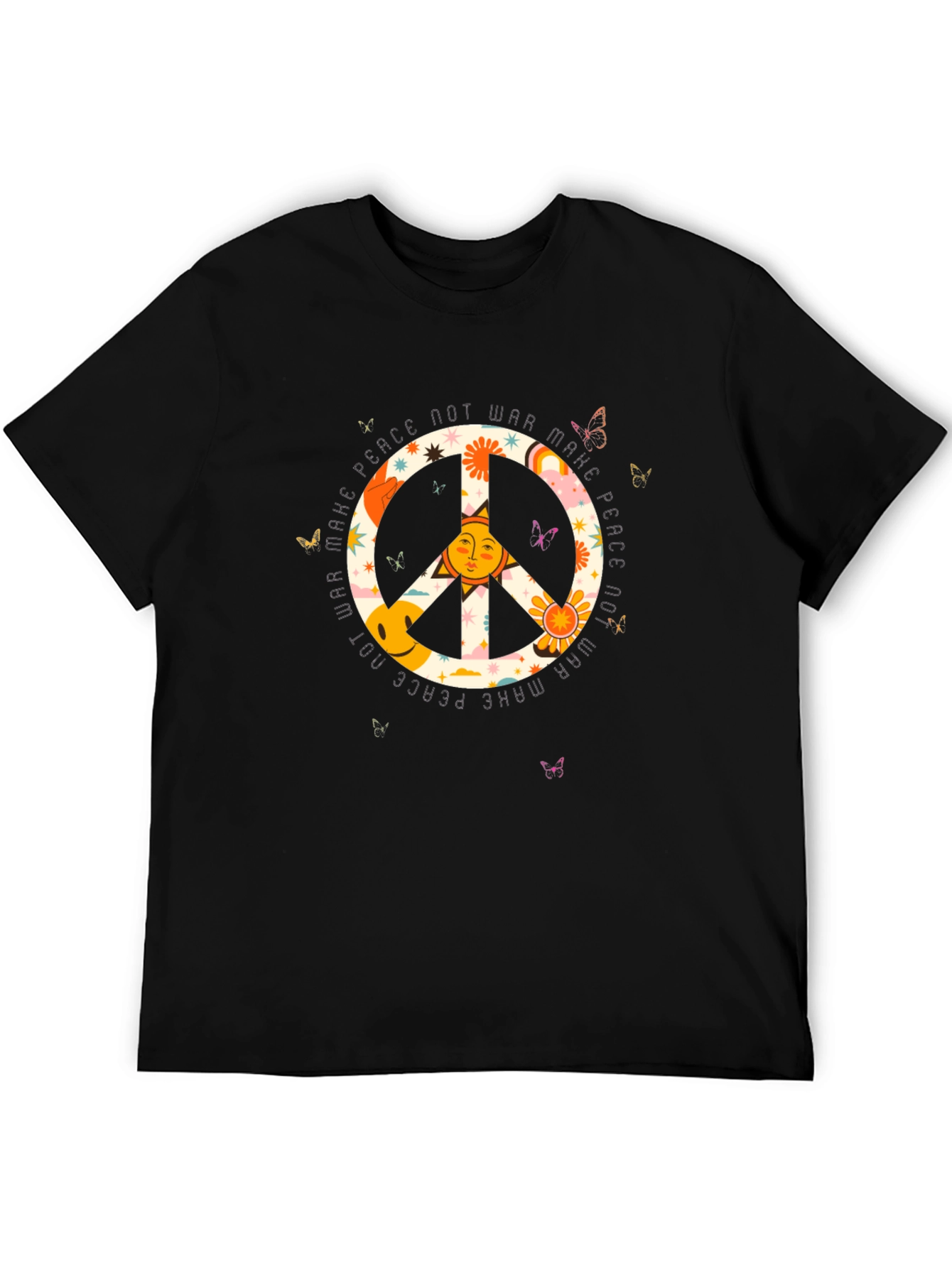 Make Peace Not War T-Shirt - Retro Graphic Tee