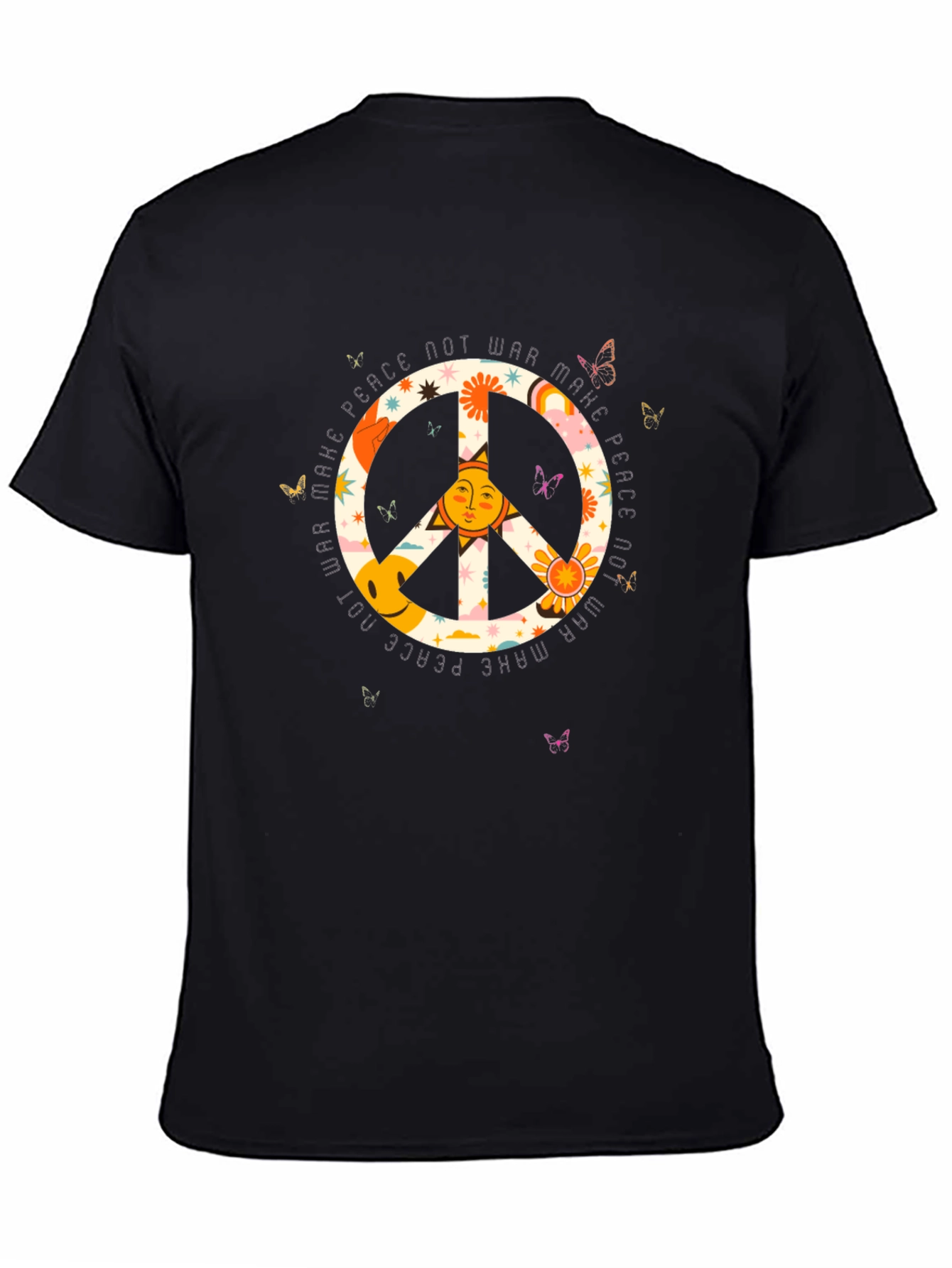 Make Peace Not War T-Shirt - Retro Graphic Tee