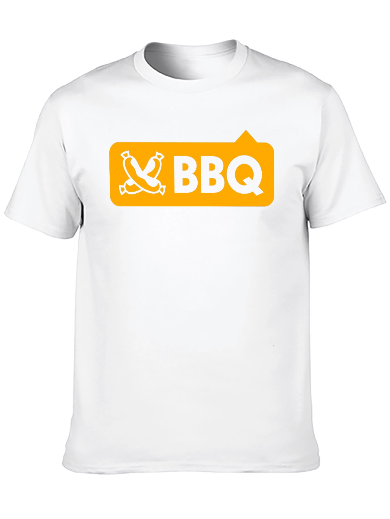 BBQ Graphic Tee - Black Cotton T-Shirt