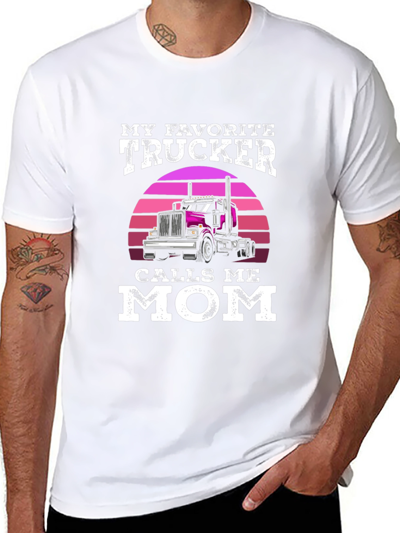 My Favorite Trucker Calls Me Mom T-Shirt