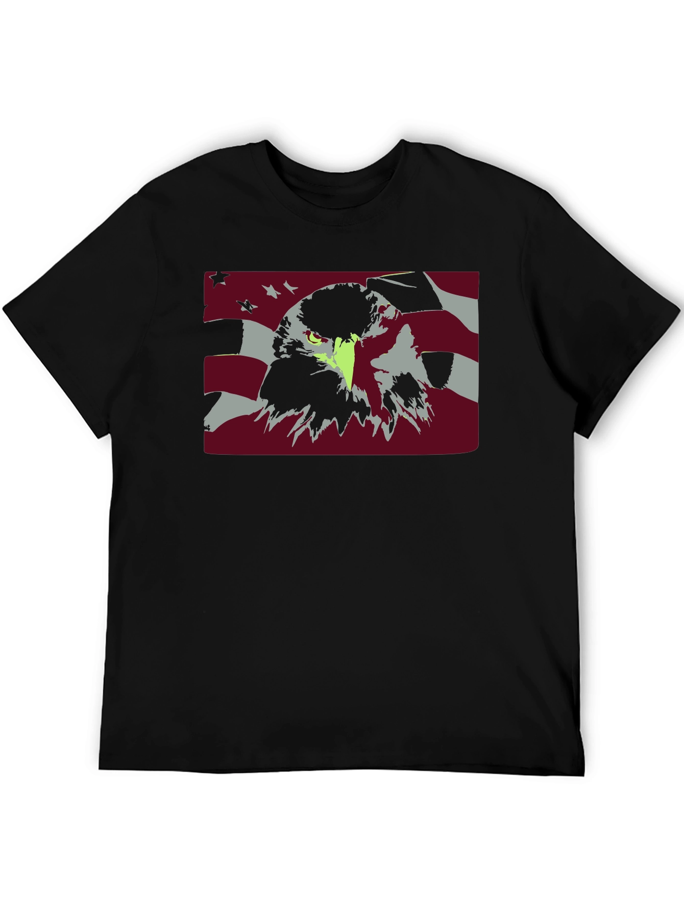 Eagle USA Flag Graphic Tee - Patriotic T-Shirt