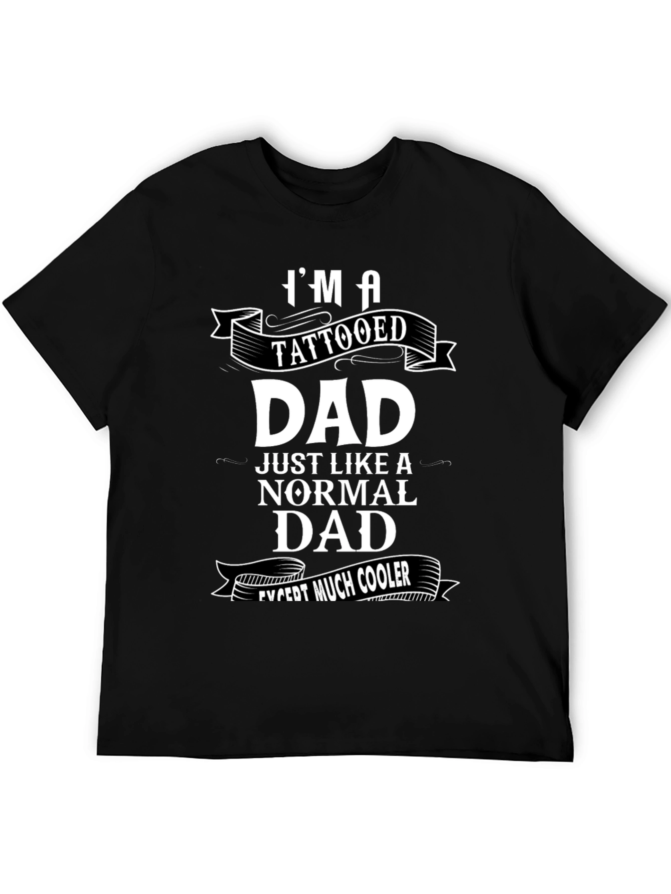 Tattooed Dad Graphic T-Shirt - Cool Fathers Day Tee