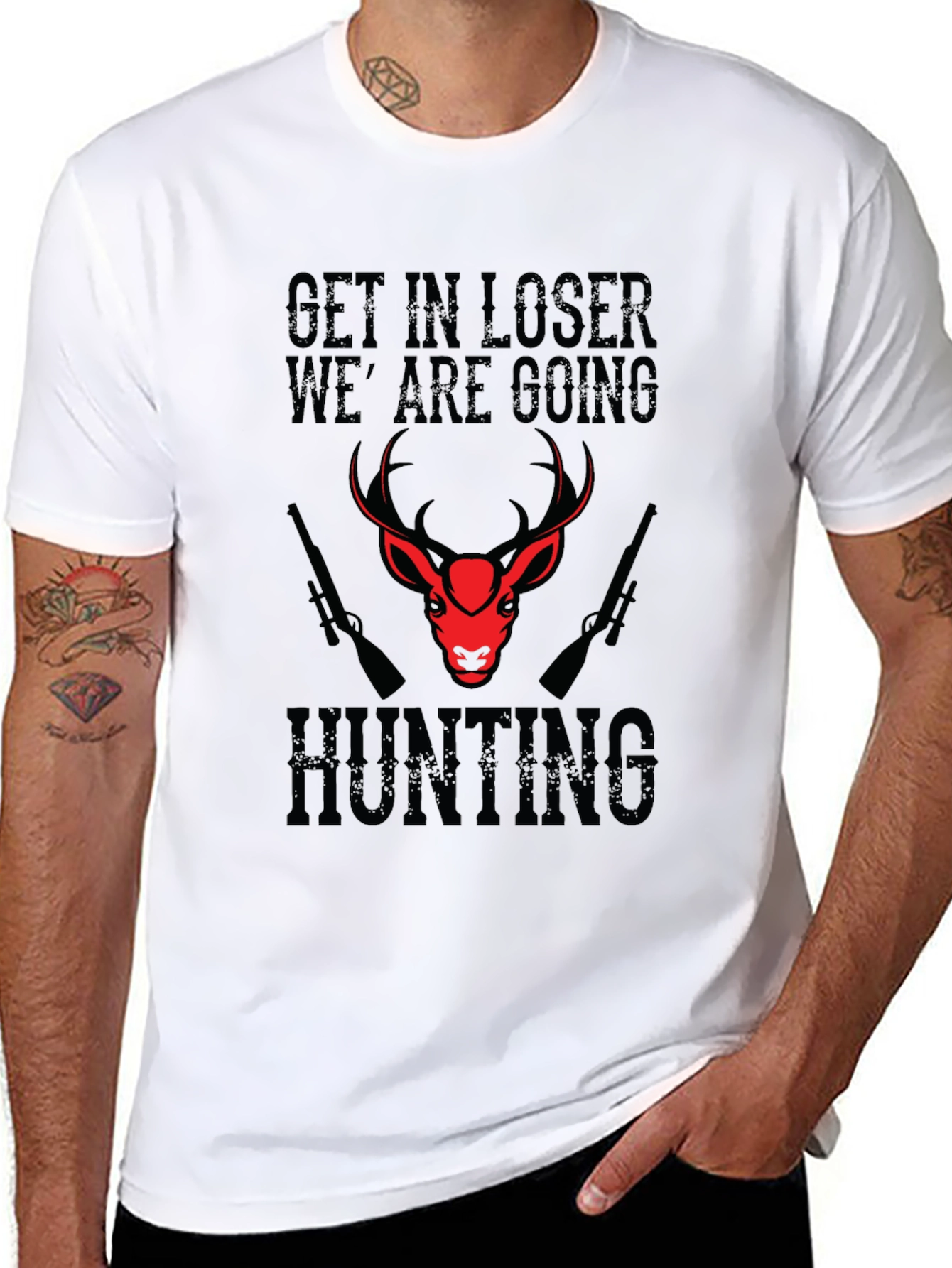 Hunting T-Shirt - Get In Loser