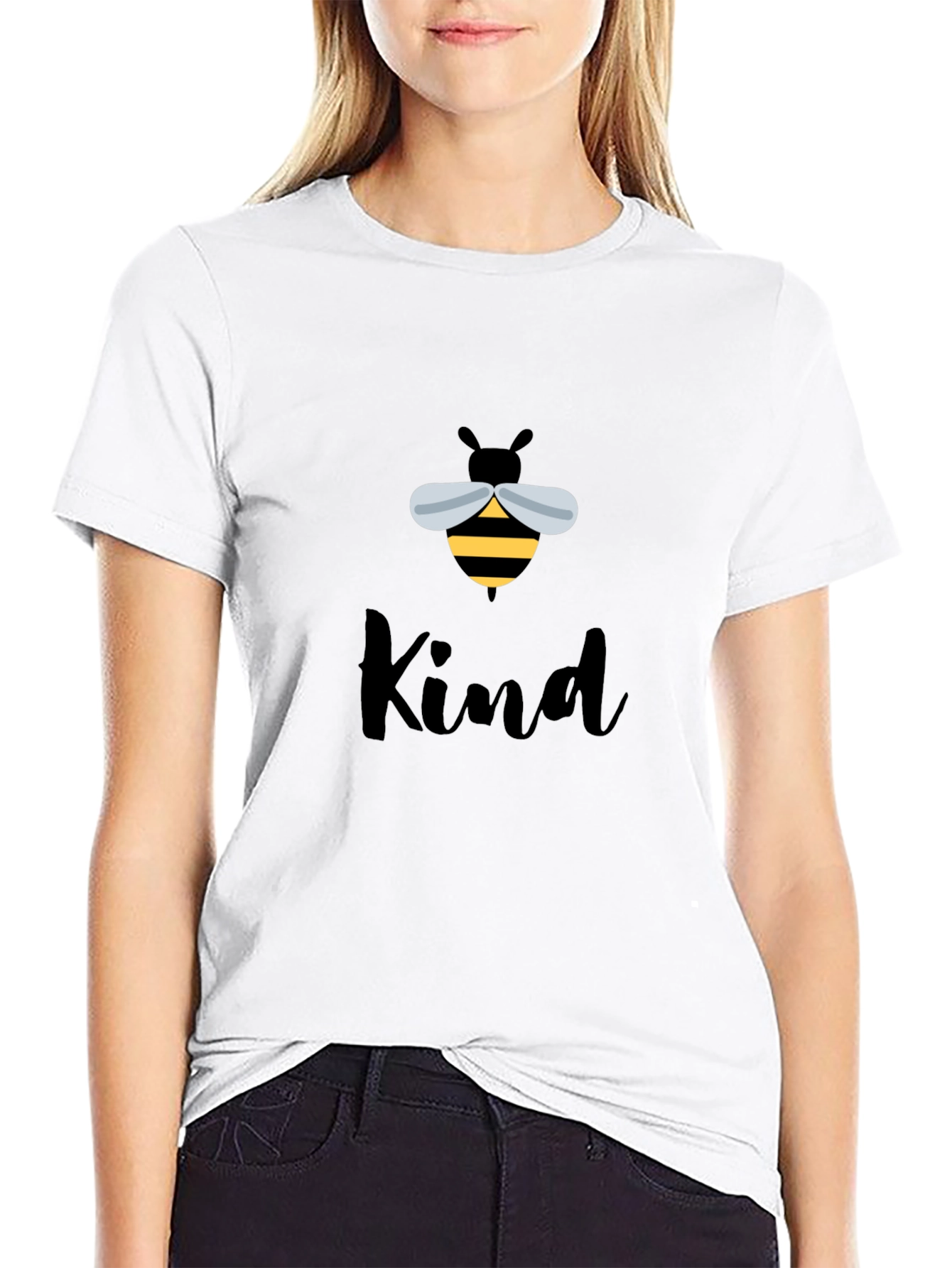 Bee Kind Graphic Tee - Unisex Black T-Shirt