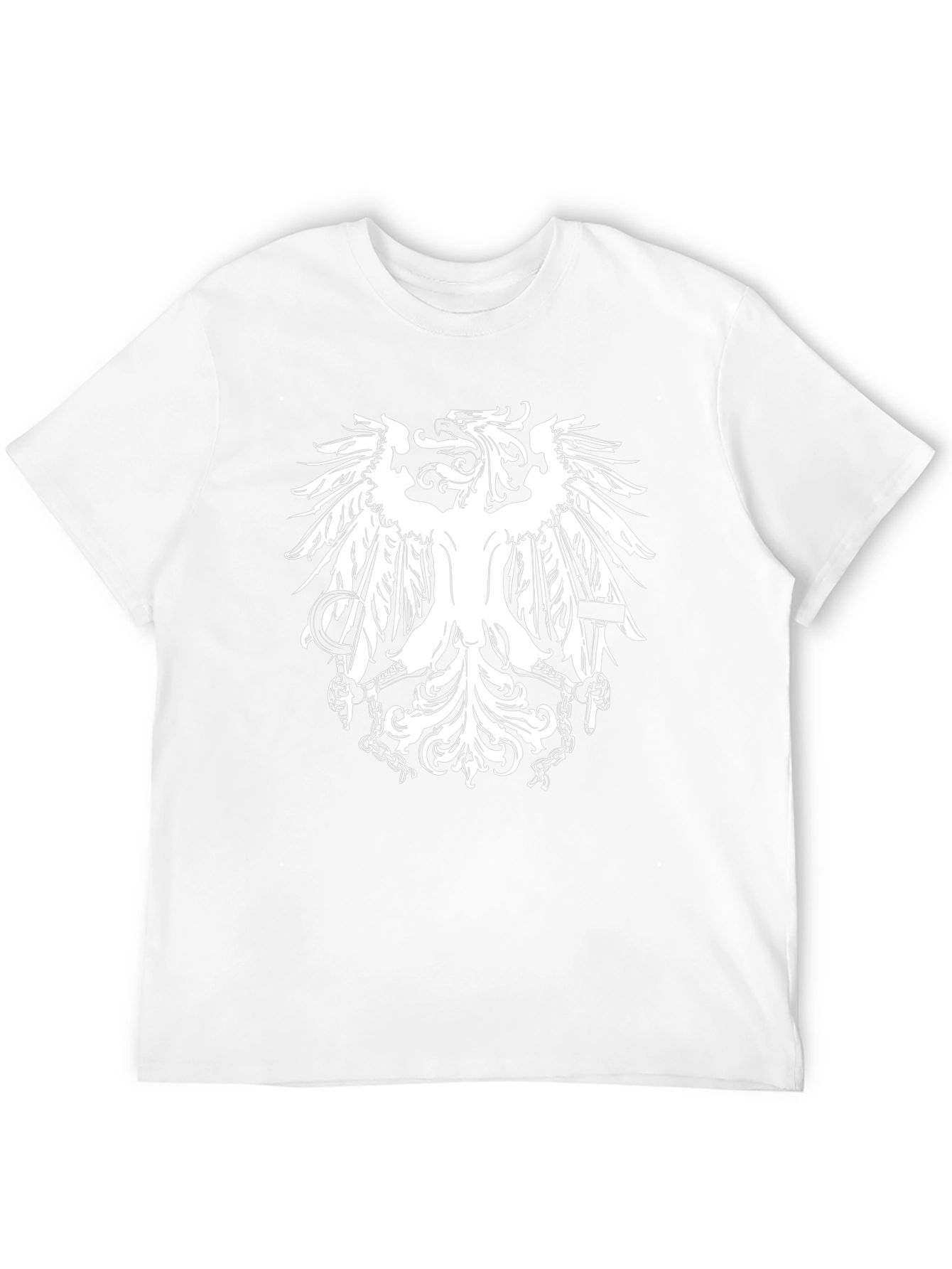Eagle Crest Graphic Print Black T-Shirt