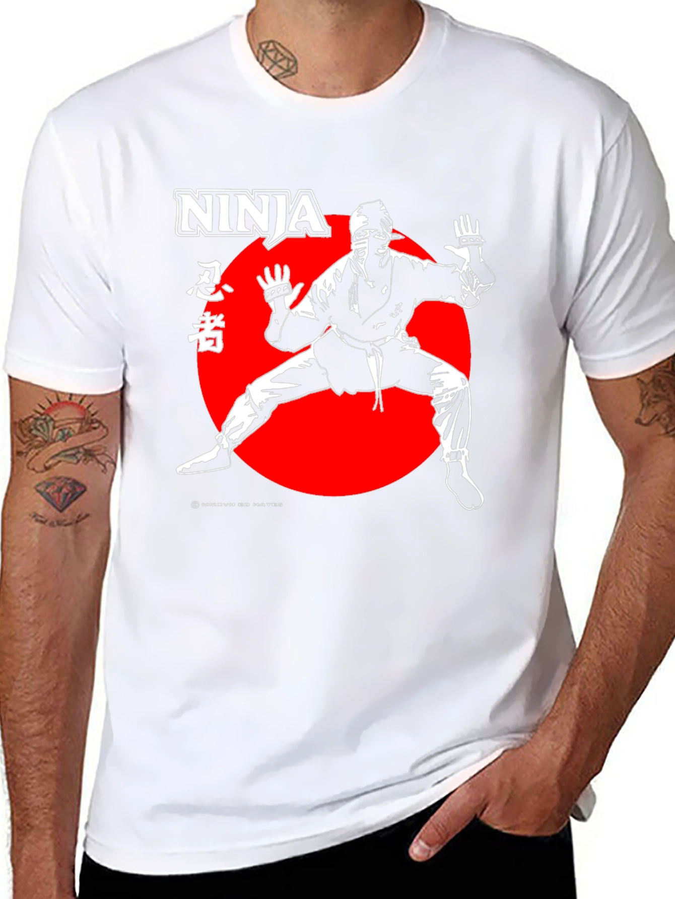Ninja Graphic T-Shirt - Martial Arts Style