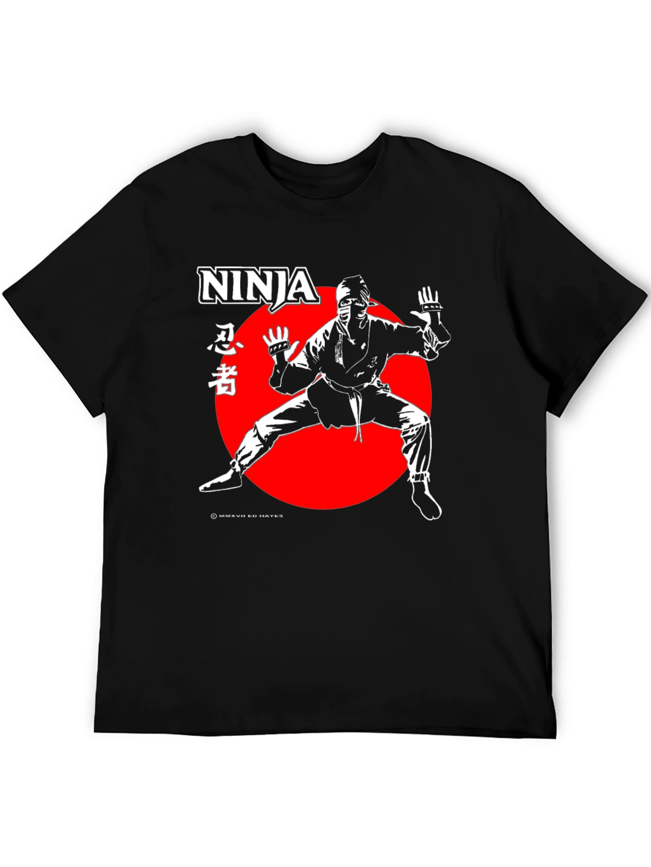 Ninja Graphic T-Shirt - Martial Arts Style