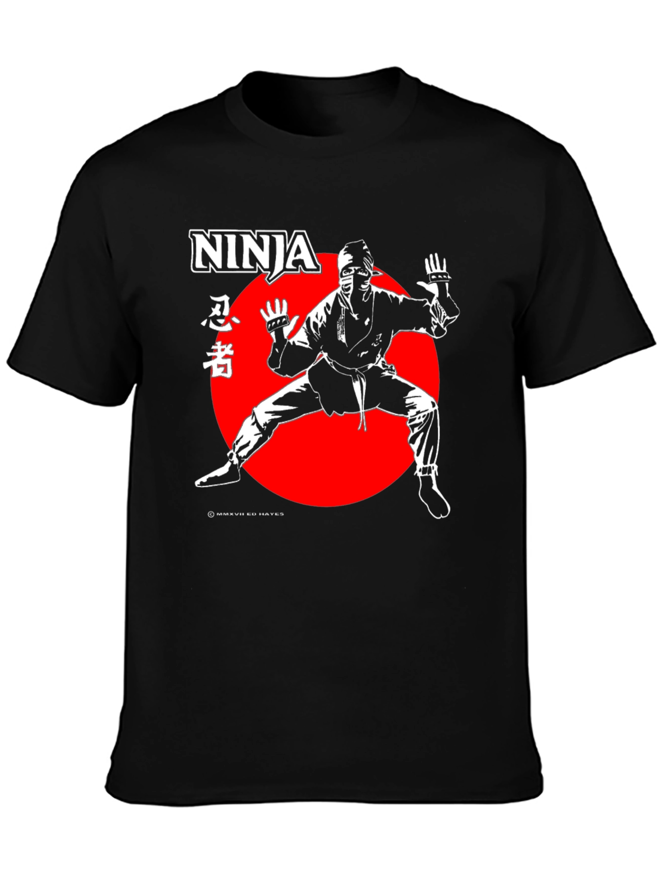 Ninja Graphic T-Shirt - Martial Arts Style