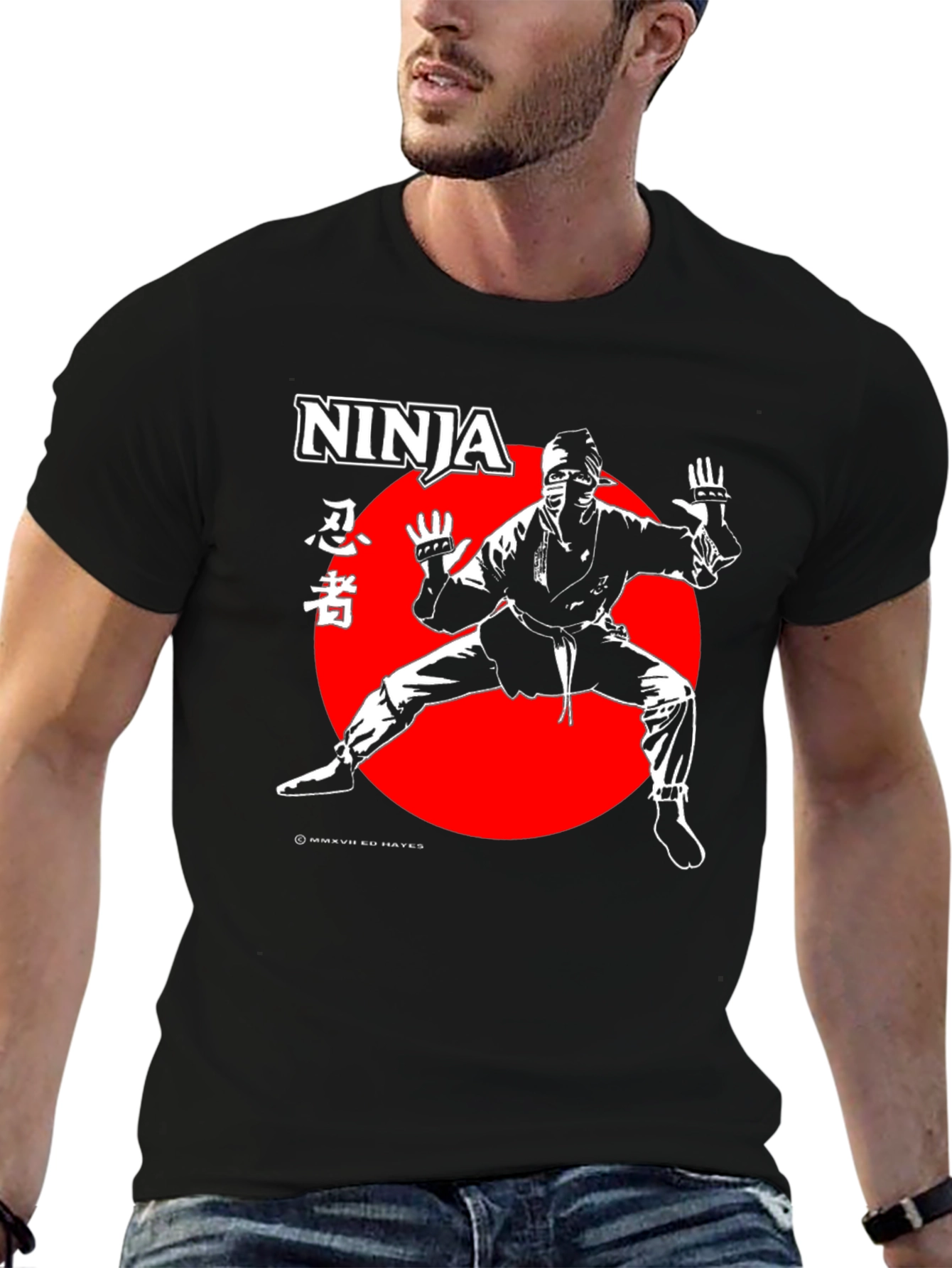 Ninja Graphic T-Shirt - Martial Arts Style