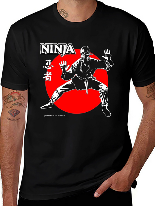 Ninja Graphic T-Shirt - Martial Arts Style