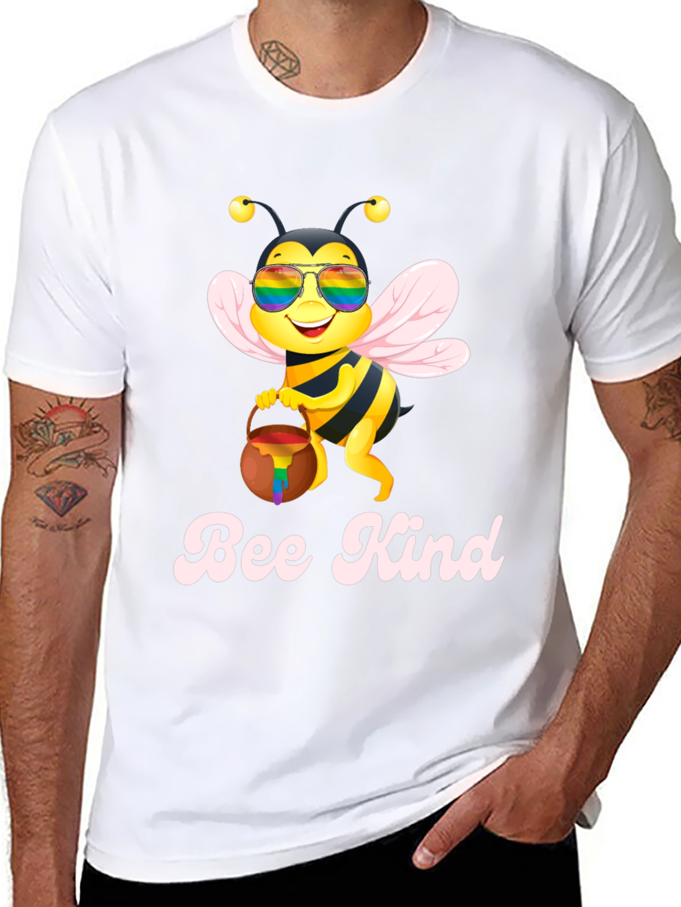 Bee Kind T-Shirt - LGBTQ+ Pride Apparel