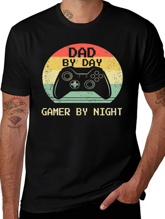 Dad By Day Gamer By Night T-Shirt