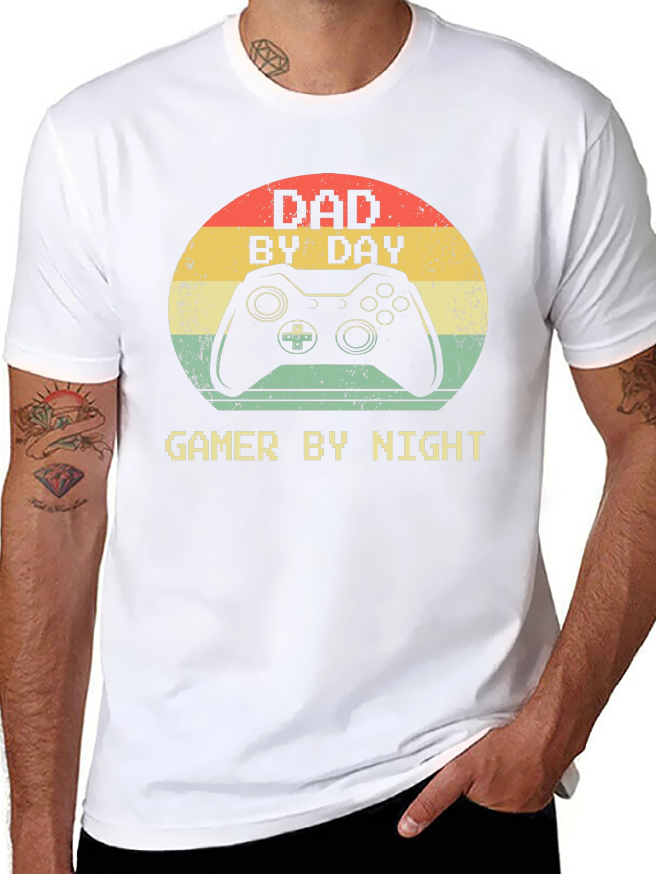 Dad By Day Gamer By Night T-Shirt
