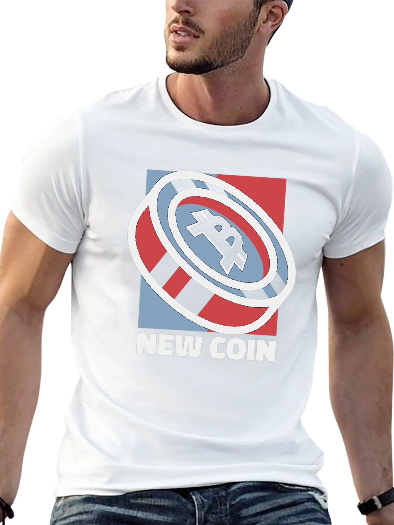 New Coin Graphic Tee - Crypto Fashion