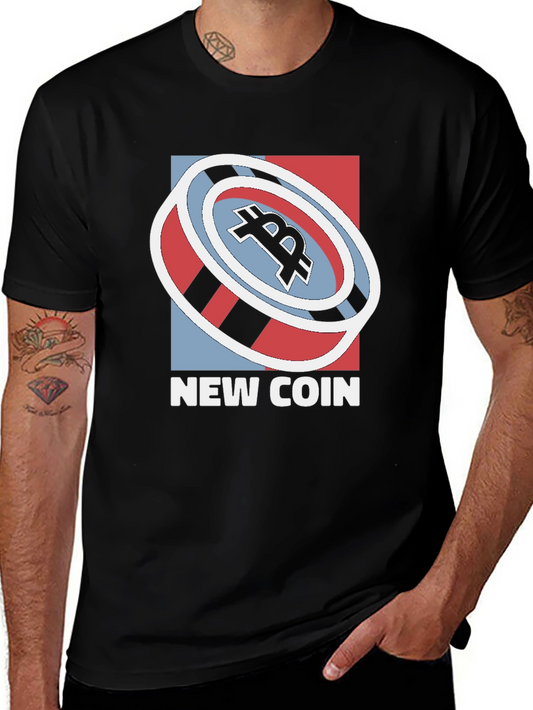 New Coin Graphic Tee - Crypto Fashion