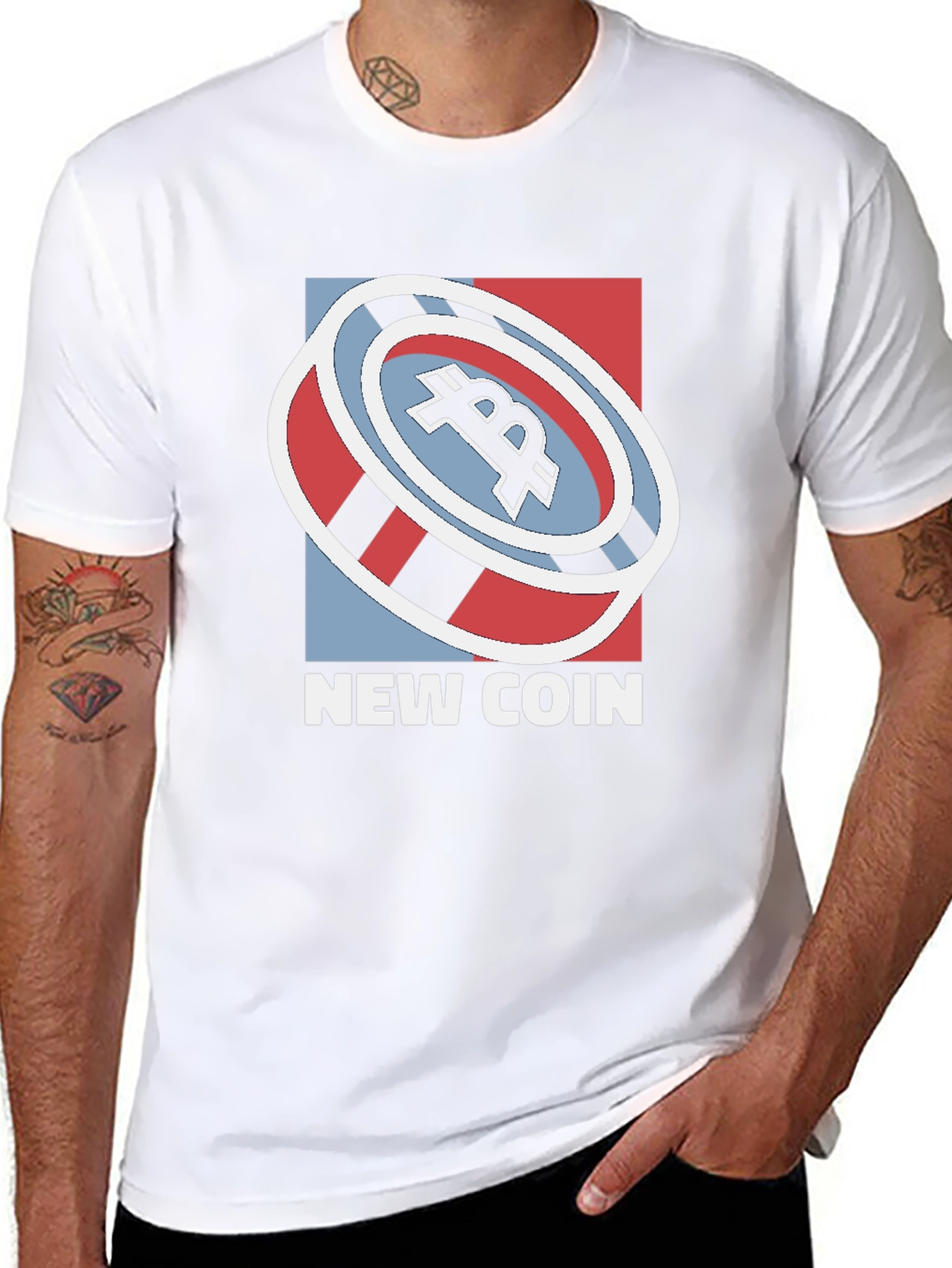 New Coin Graphic Tee - Crypto Fashion