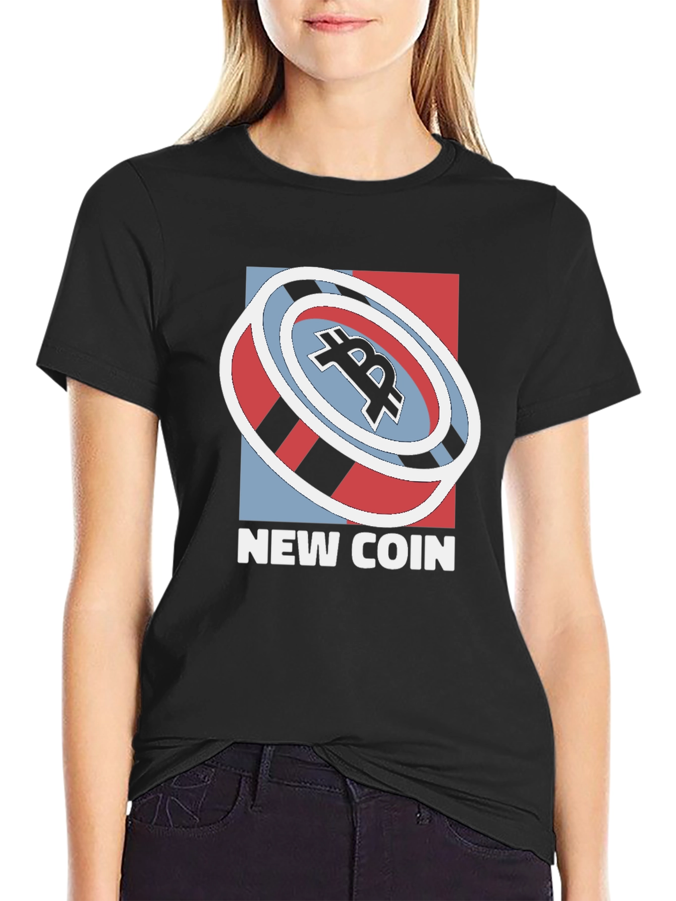New Coin Graphic Tee - Crypto Fashion