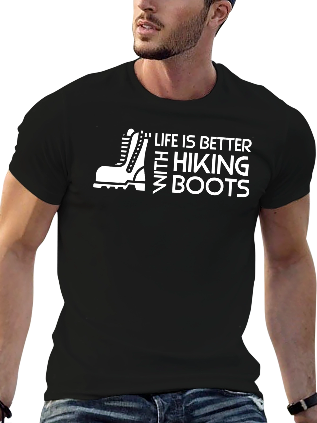 Life is Better Hiking Boots Graphic Tee