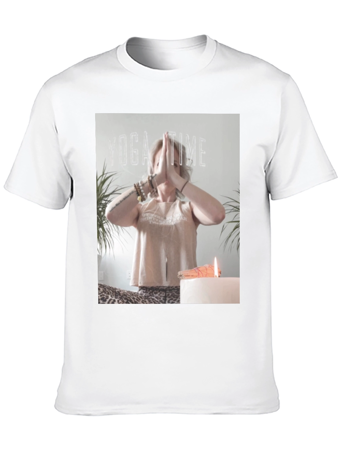 Yoga Time Graphic Tee - Soft Cotton Blend