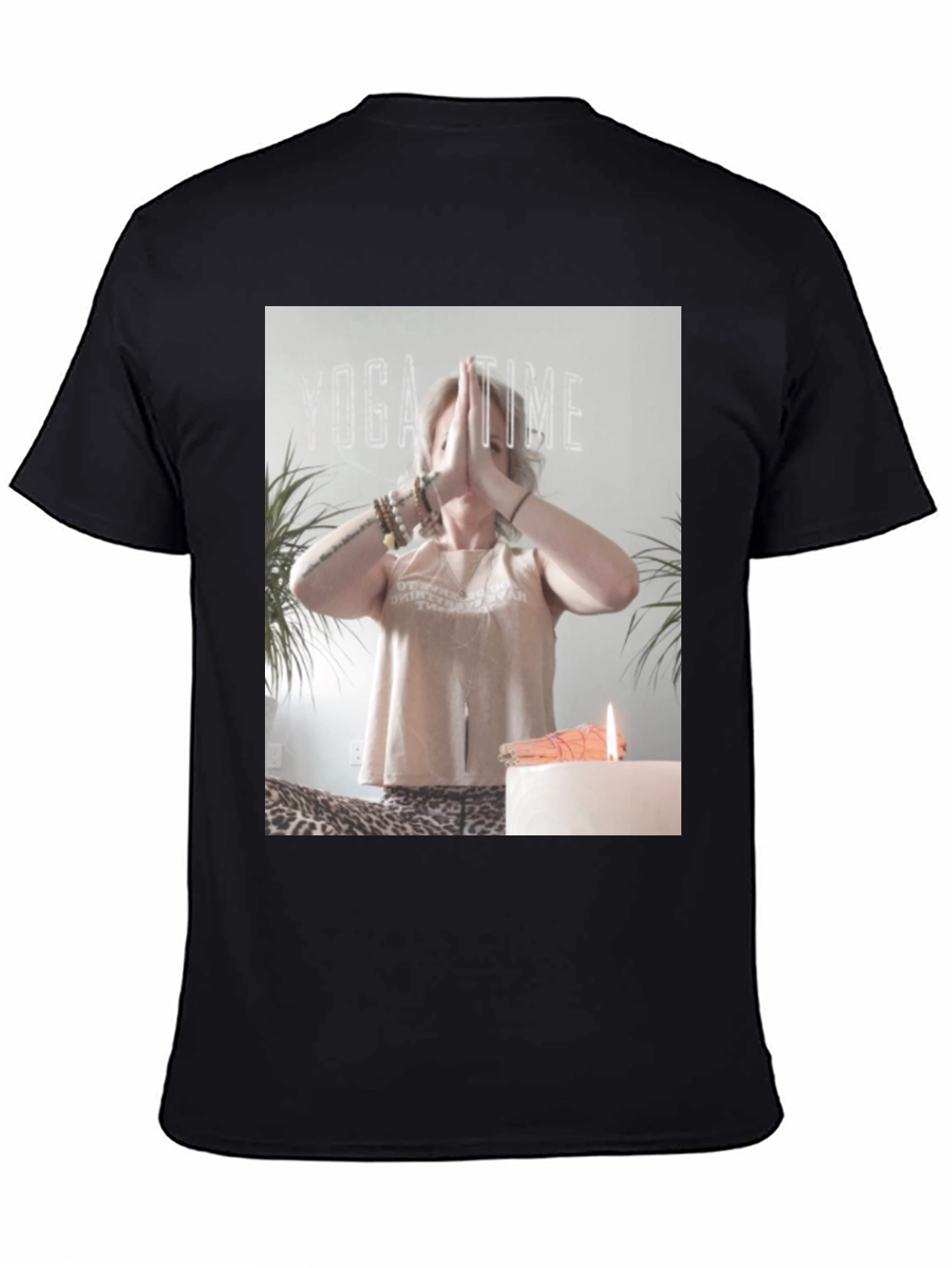 Yoga Time Graphic Tee - Soft Cotton Blend